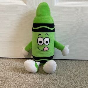 Green Crayola 2023 Hallmark Crayon Plush Toy